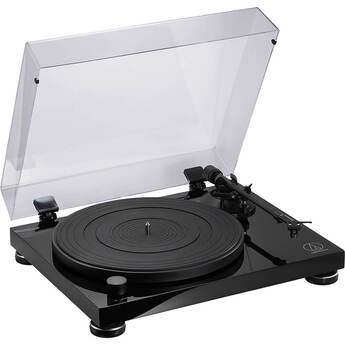 Audio Technica Fully Manual Belt-Drive Turntable - Black — thumbnail 2