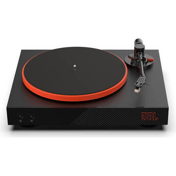 JBL Spinner Bluetooth Turntable - Black/Orange — thumbnail 3