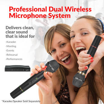 Supersonic Professional Dual Wireless Microphone System — thumbnail 5