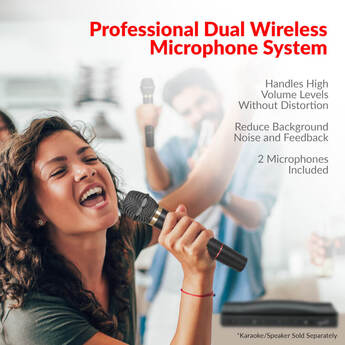 Supersonic Professional Dual Wireless Microphone System — thumbnail 6