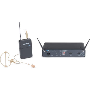 Samson Concert 88 Earset, 16-Channel True Diversity UHF Wireless System (K: 470 to 494 MHz)