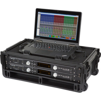 Skb Injection-Molded 2 RU Studio Flyer Rack Case — thumbnail 3