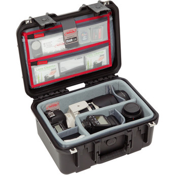 Skb iSeries 1309-6 Case w/Think Tank Designed Photo Dividers & Lid Organizer (Black)