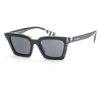 Women's Black Square Sunglasses