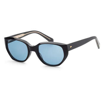 Eyevan Unisex 52mm Piano Black Sunglasses CORSO-E-PBK-52