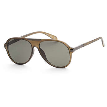 Guess Men's 57 mm Matte Dark Green Sunglasses GF0237-97N