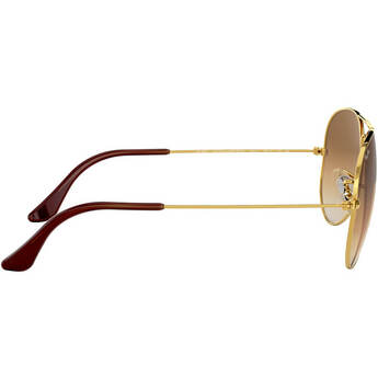 Ray-Ban Aviator Large Metal Arista Clear Gradient Brown Crystal — thumbnail 3