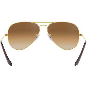 Ray-Ban Aviator Large Metal Arista Clear Gradient Brown Crystal — thumbnail 4