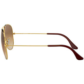 Ray-Ban Aviator Large Metal Arista Clear Gradient Brown Crystal — thumbnail 5