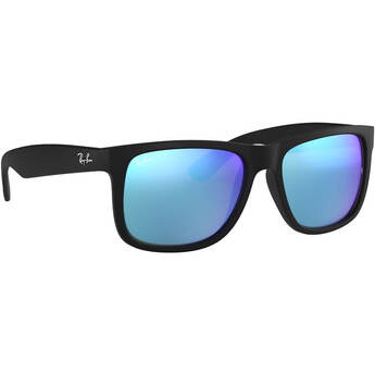 Ray-Ban Justin Rubber Black Blue Flash Plastic — thumbnail 2