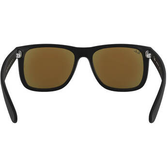 Ray-Ban Justin Rubber Black Blue Flash Plastic — thumbnail 4
