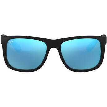 Ray-Ban Justin Rubber Black Blue Flash Plastic — thumbnail 6