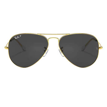 Ray-Ban Aviator Large Metal Polished Gold Black Classic — thumbnail 2