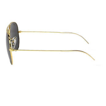 Ray-Ban Aviator Large Metal Polished Gold Black Classic — thumbnail 3