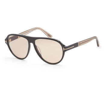 Tom Ford Men's Quincy 59mm Shiny Black Sunglasses FT1080-01E-59