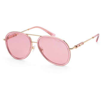 Versace Unisex 60mm Transparent Pink Sunglasses VE2260-100284-60