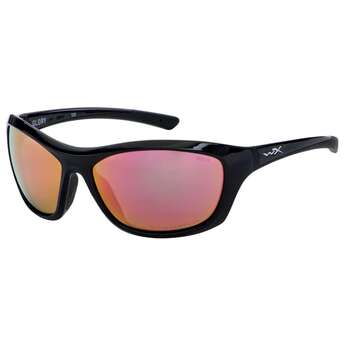 Wiley X Women's ACGLR10 Fashion 66mm Gloss Black Sunglasses