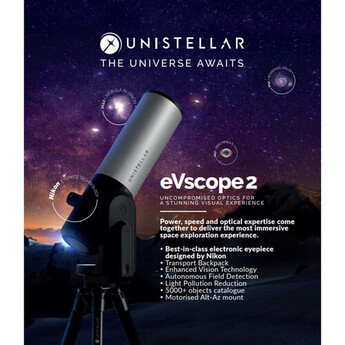 Unistellar eVscope 2 114mm f/4 GoTo Reflector Telescope — thumbnail 9