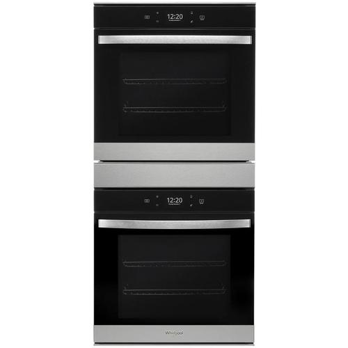 Whirlpool 24 in. 5.8 cu. ft. Electric Smart Double Wall Oven with True  European Convection - Stainless Steel