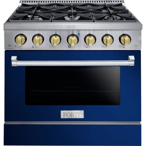 Forte 36 Freestanding Gas Range FGR366BBB — Farmhouse Kitchen and Bath