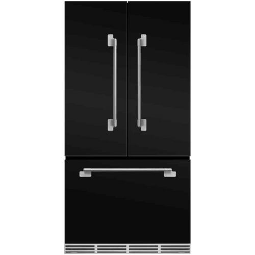 gloss black counter depth refrigerator