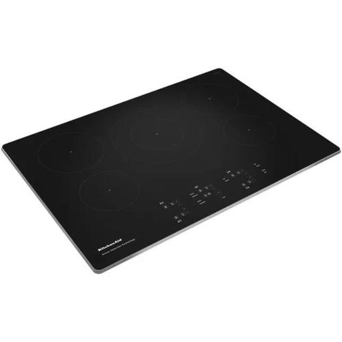 KitchenAid KCIG550JSS 30 Inch Induction Cooktop with 5 Elements