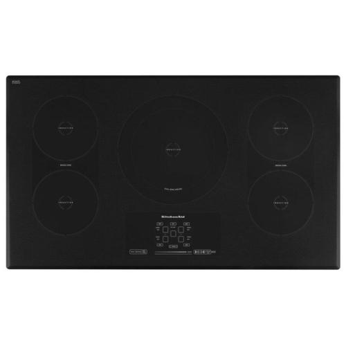 KitchenAid - KICU569XBL - 36-Inch 5-Element Induction Cooktop