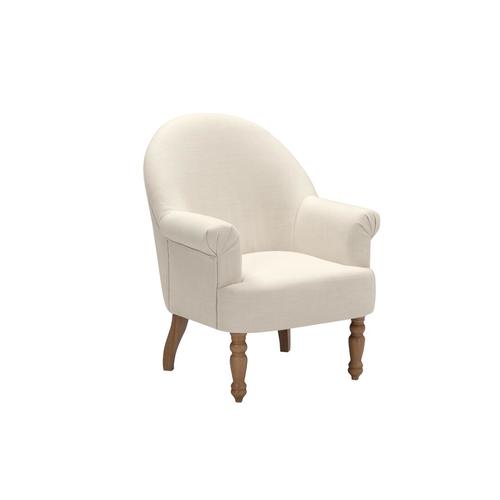Posh Living Essence Linen Arm Chair SAC22503CWAC Cream White