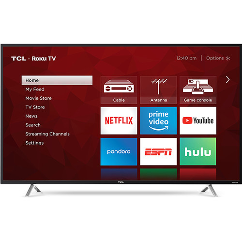 55S405 TCL 55S405 55-Inch 4K Ultra HD Roku Smart LED TV (2017
