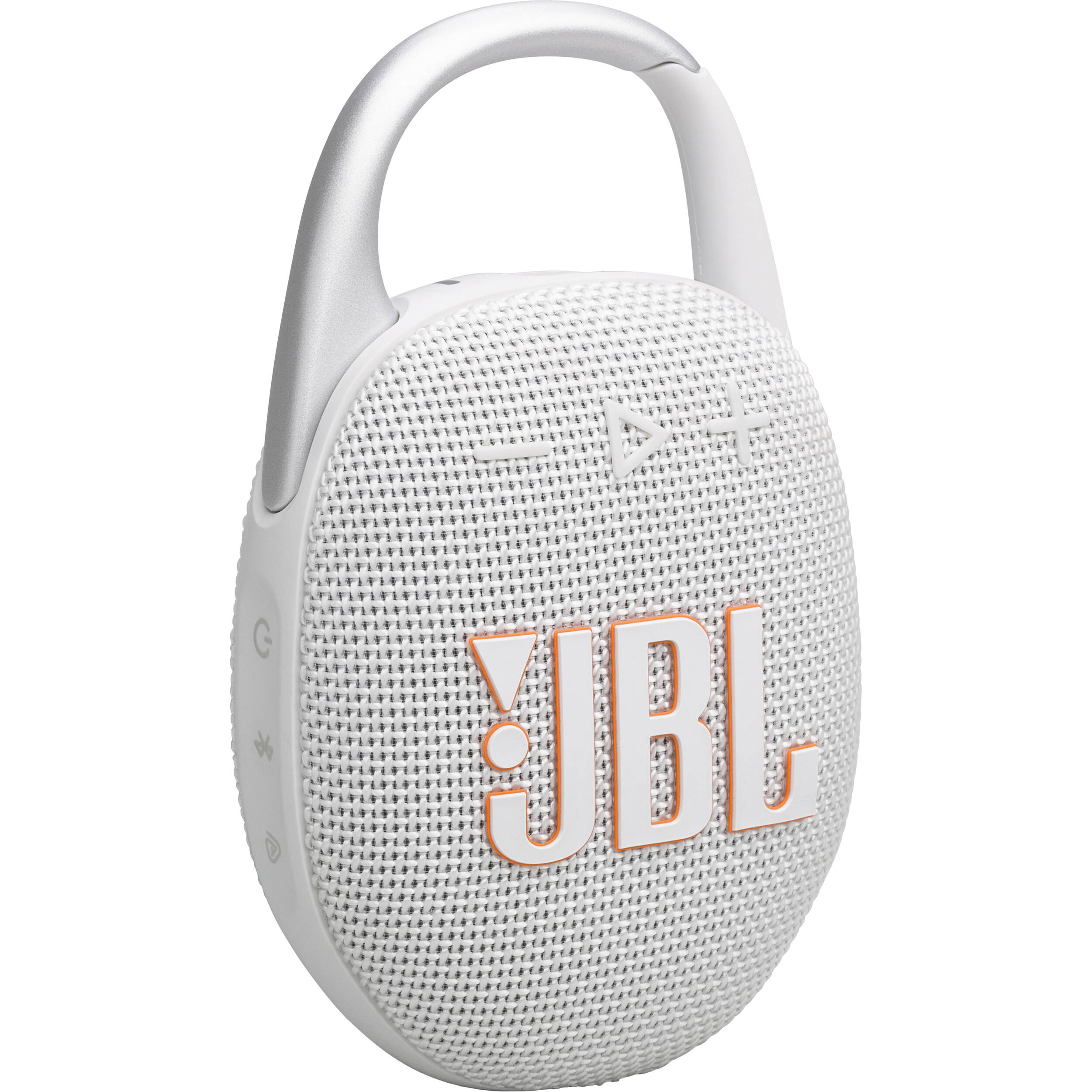 JBL Clip 5 Portable Waterproof Wireless Speaker (White)