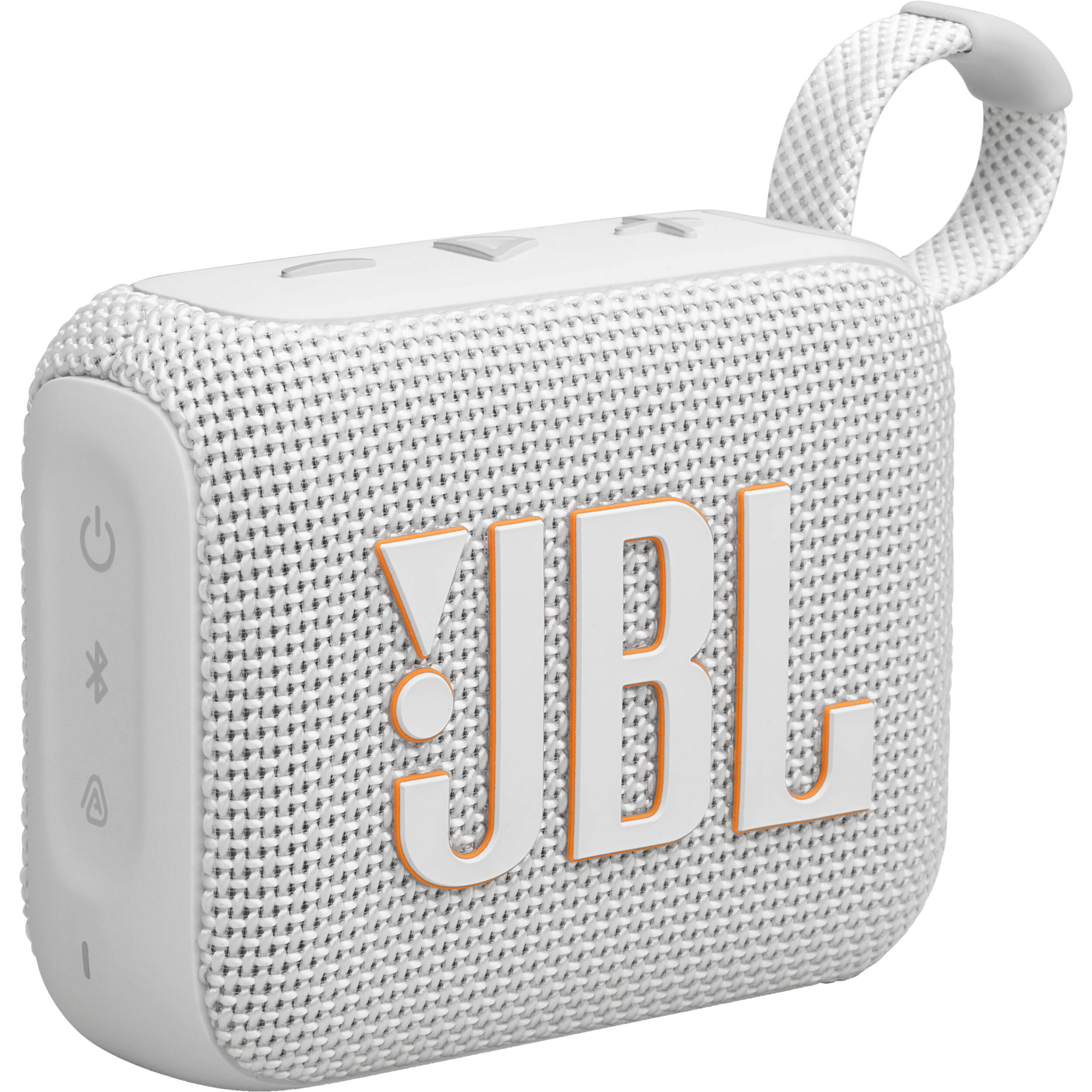 Jbl Go 4 Portable Bluetooth Speaker (White)