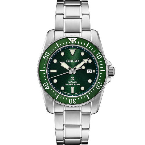 38mm Prospex Green Dial Solar Dive Watch Greentoe