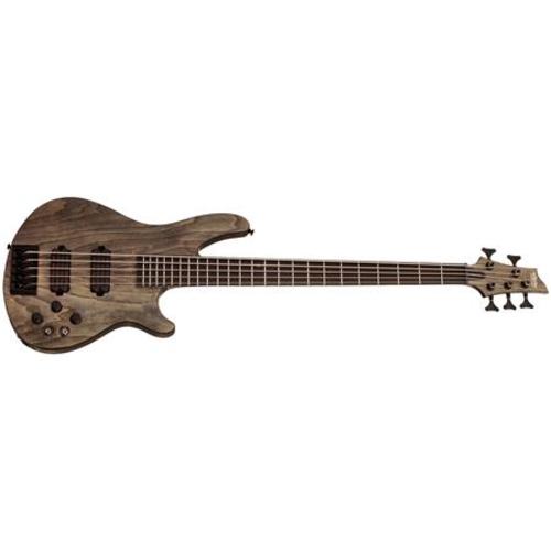 Schecter C-5 Apocalypse 5-String Electric Bass Guitar, Rusty Grey