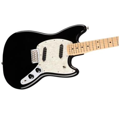 Fender Offset Series Mustang 6-String Electric Guitar, Black