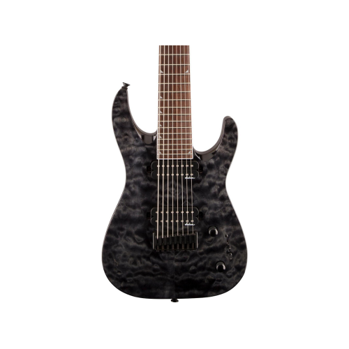 Jackson JS32-8 Dinky DKA QM 8-String Electric Guitar Transparent Black