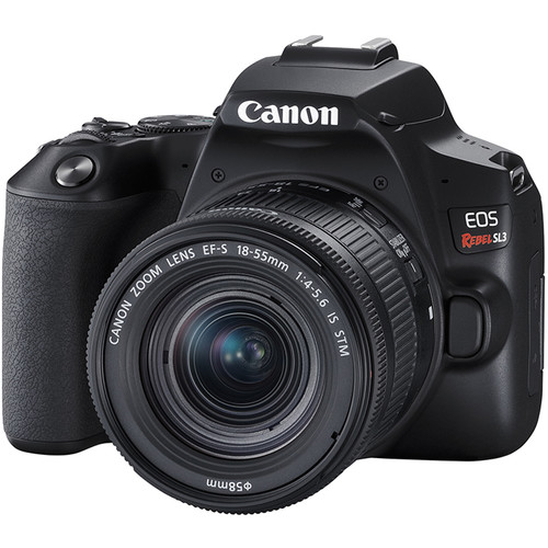 3453C002 Canon EOS Rebel SL3 DSLR Camera with 18-55mm Lens (Black