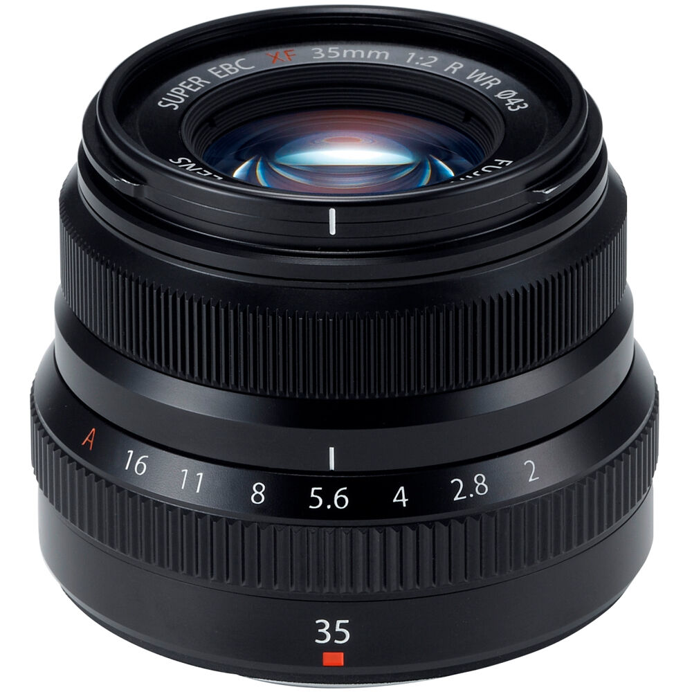 Fujifilm XF 35mm f/2 R WR Lens (Black) 16481878 Greentoe Photo Video
