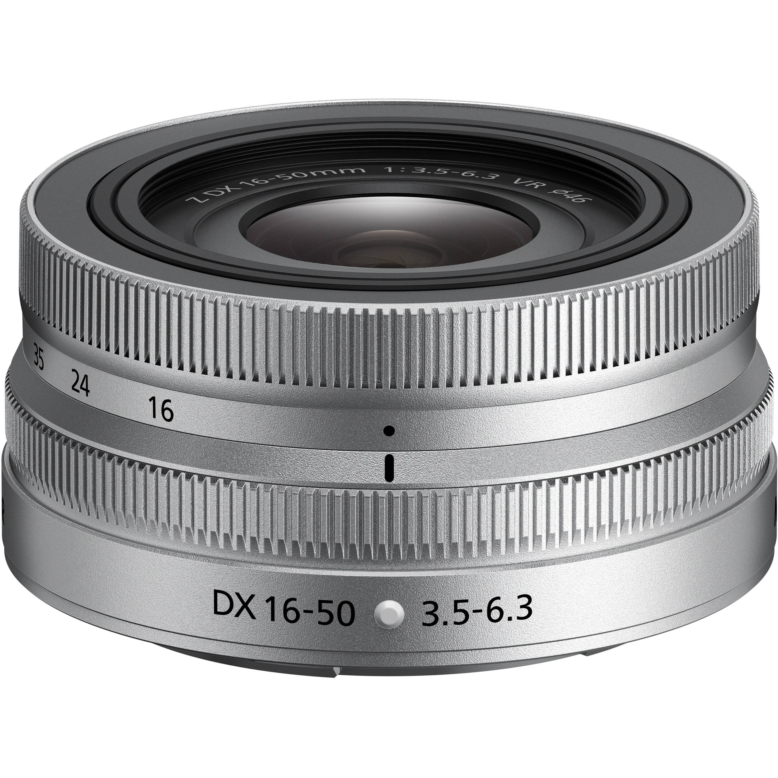 Nikon NIKKOR Z DX 16-50mm f/3.5-6.3 VR Lens (Silver)