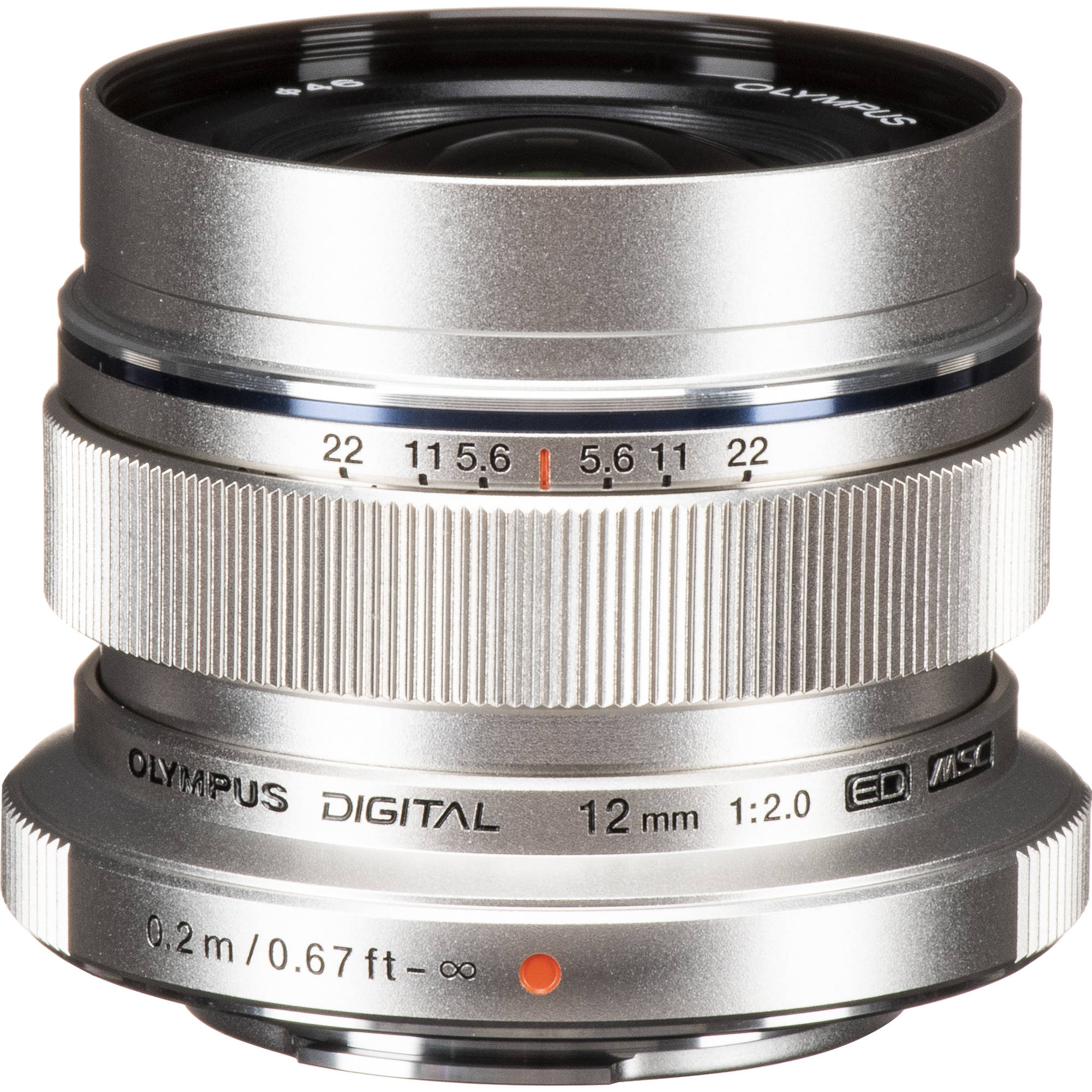 OM SYSTEM M.ZUIKO DIGITAL ED 12mm f/2.0 Lens (Silver)