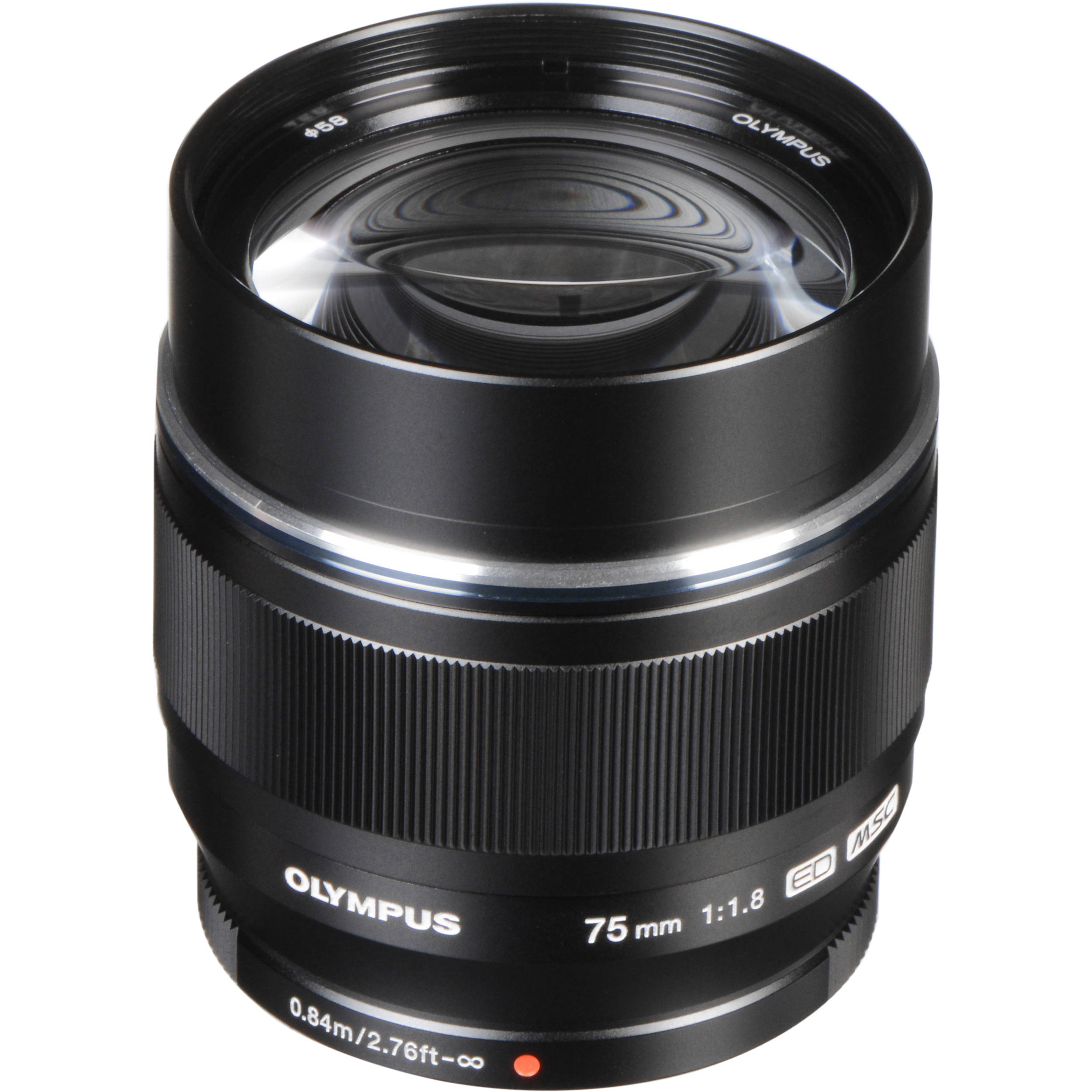 OM SYSTEM M.Zuiko Digital ED 75mm f/1.8 Lens (Black)