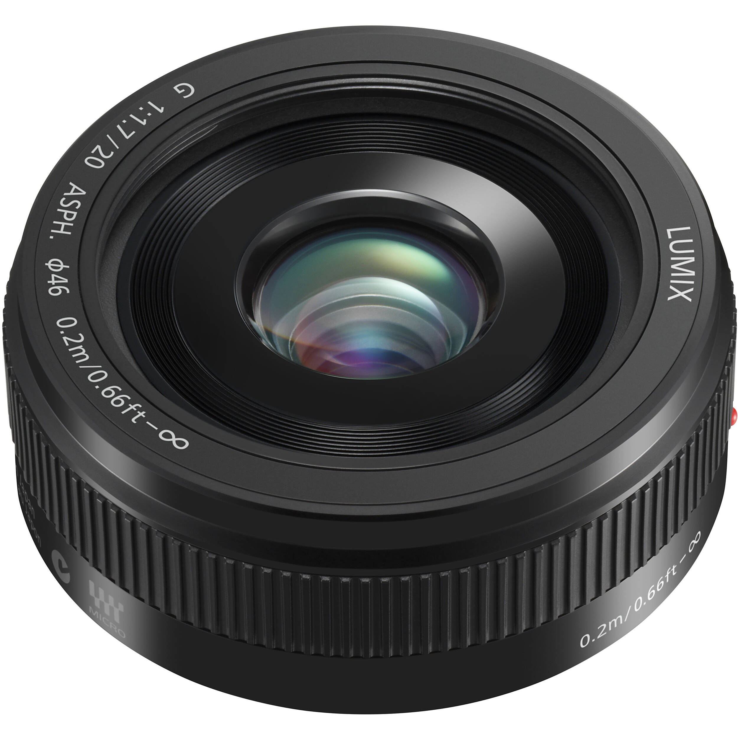 Panasonic LUMIX G 20mm f/1.7 II ASPH. Lens (Black) H-H020AK Greentoe