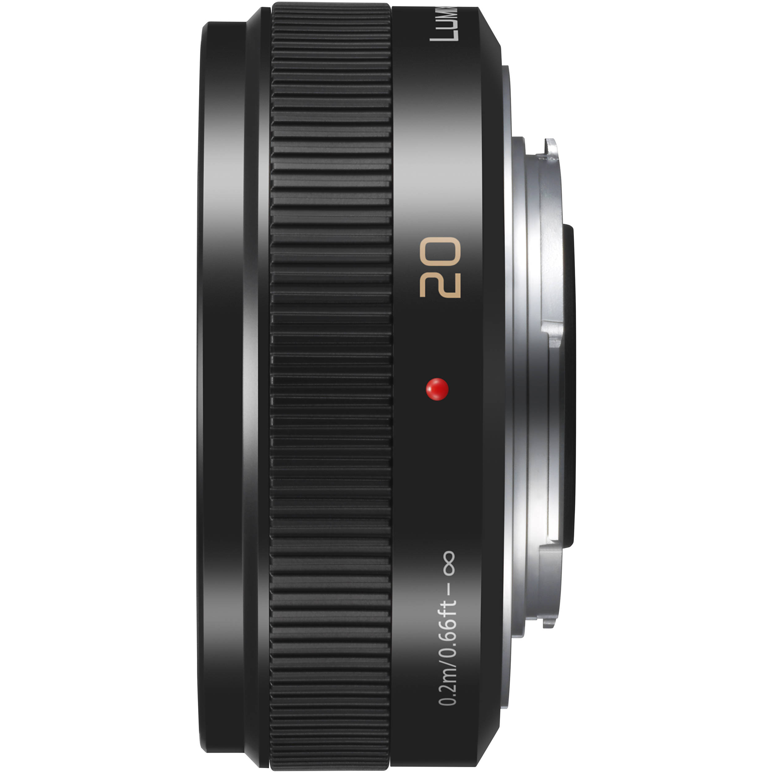 Panasonic LUMIX G 20mm f/1.7 II ASPH. Lens (Black) H-H020AK Greentoe