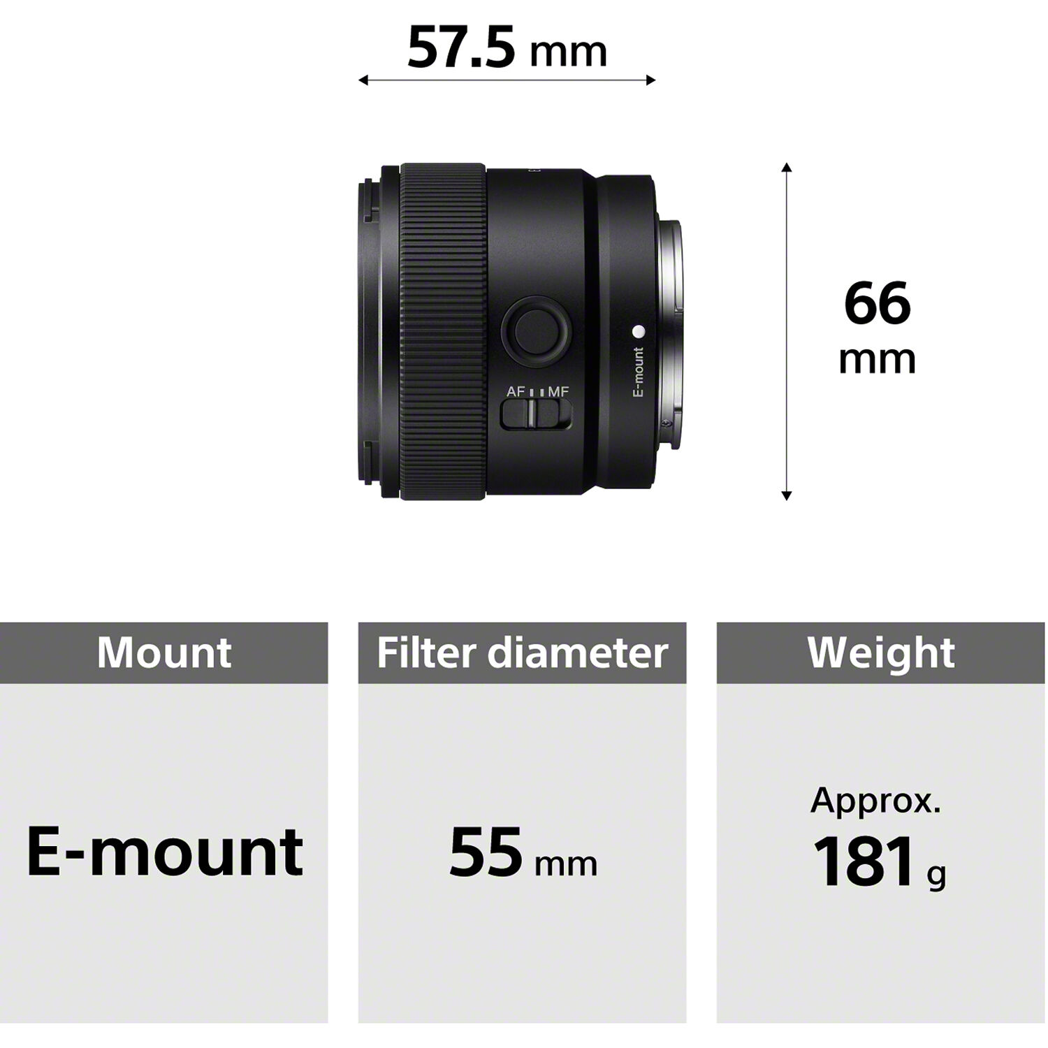 Sony E 11mm f/1.8 Lens SEL11F18 Greentoe
