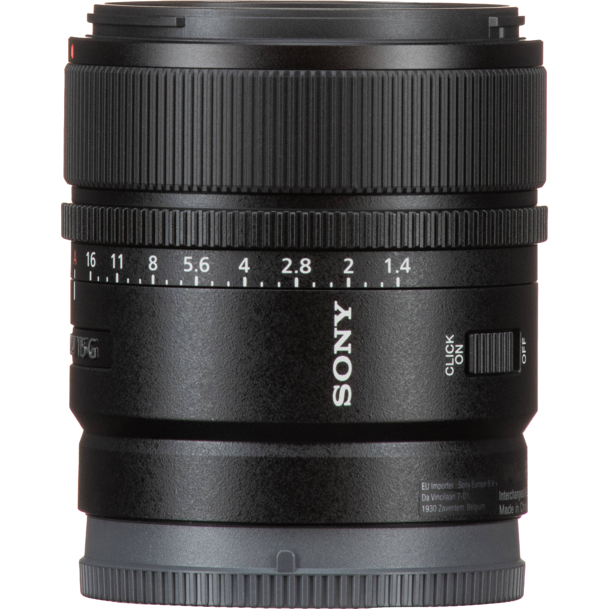 Sony E 15mm f/1.4 G Lens SEL15F14G Greentoe
