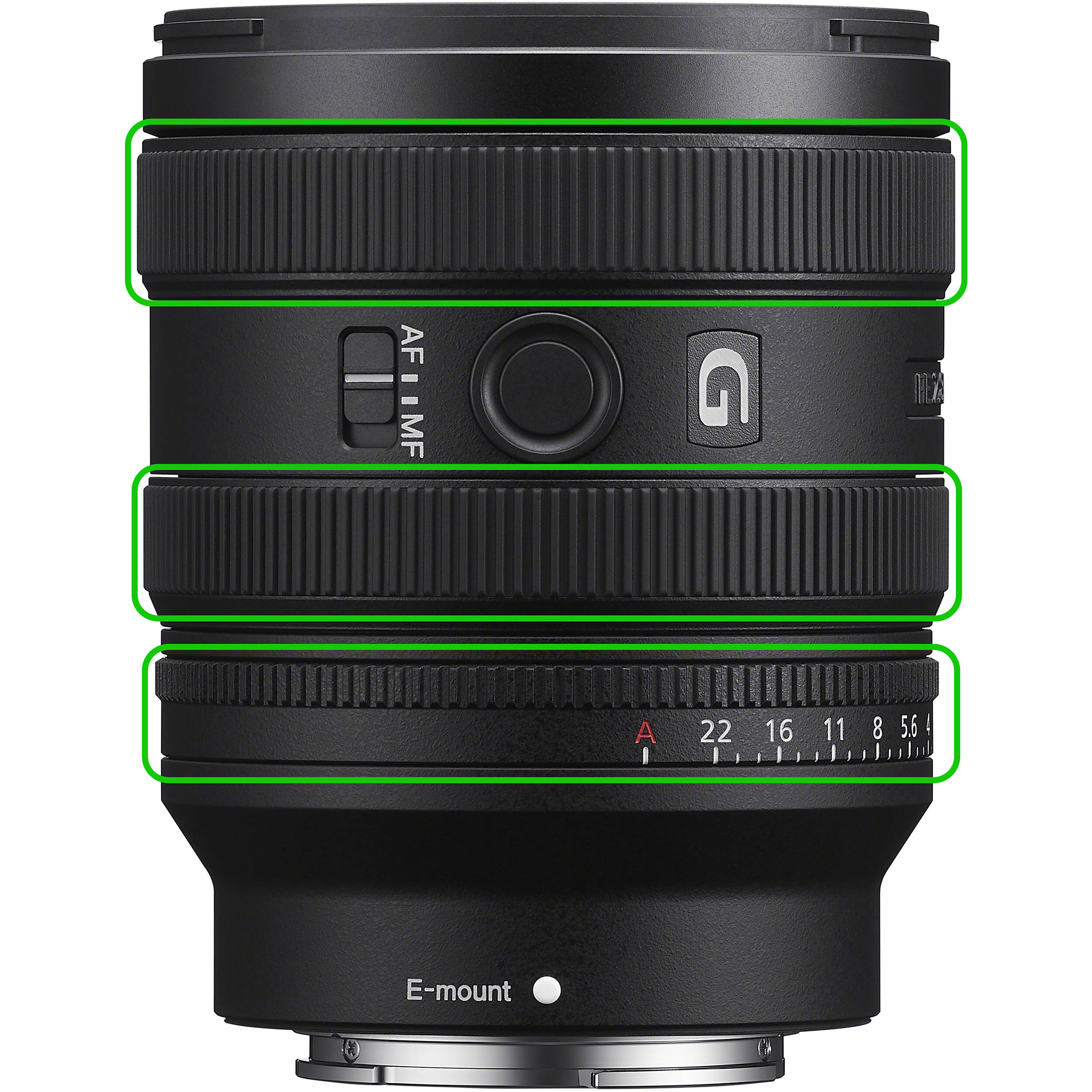 Sony FE 24-50mm f/2.8 G Lens (Sony E) SEL2450G Greentoe