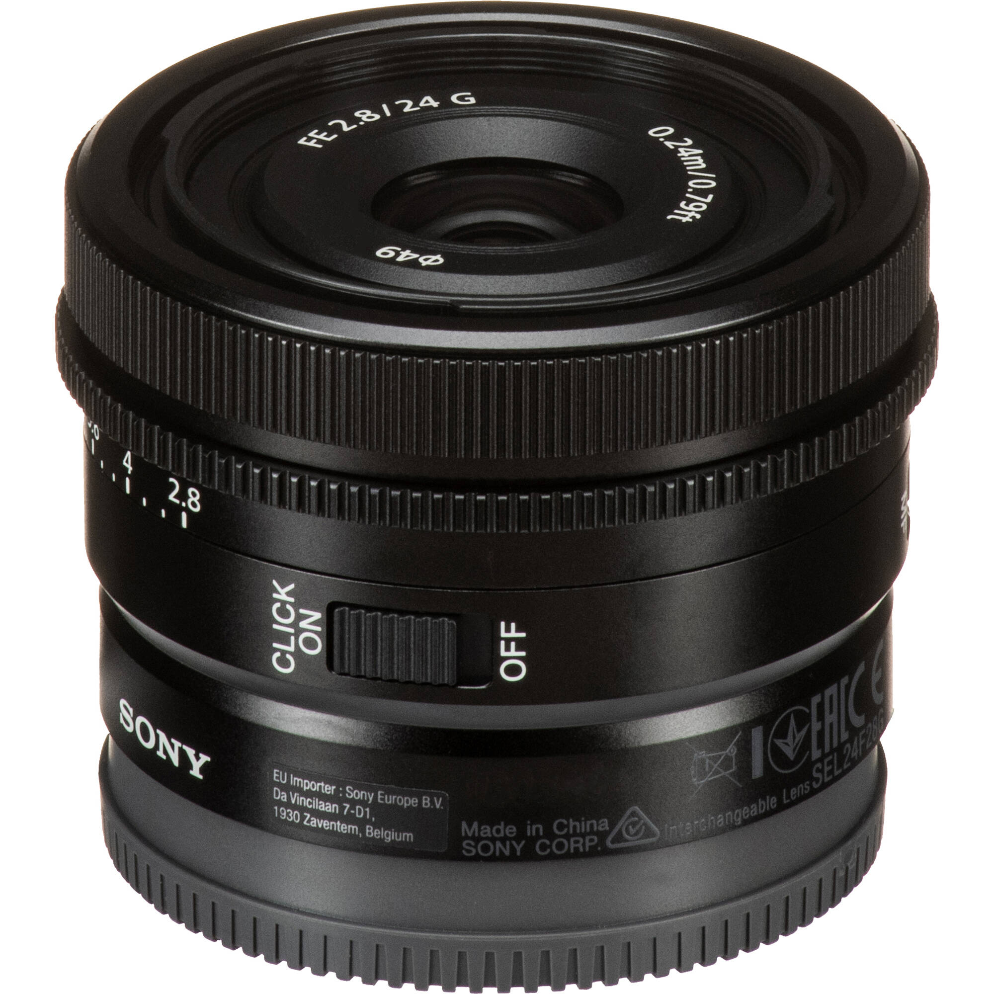 Sony FE 24mm f/2.8 G Lens SEL24F28G Greentoe