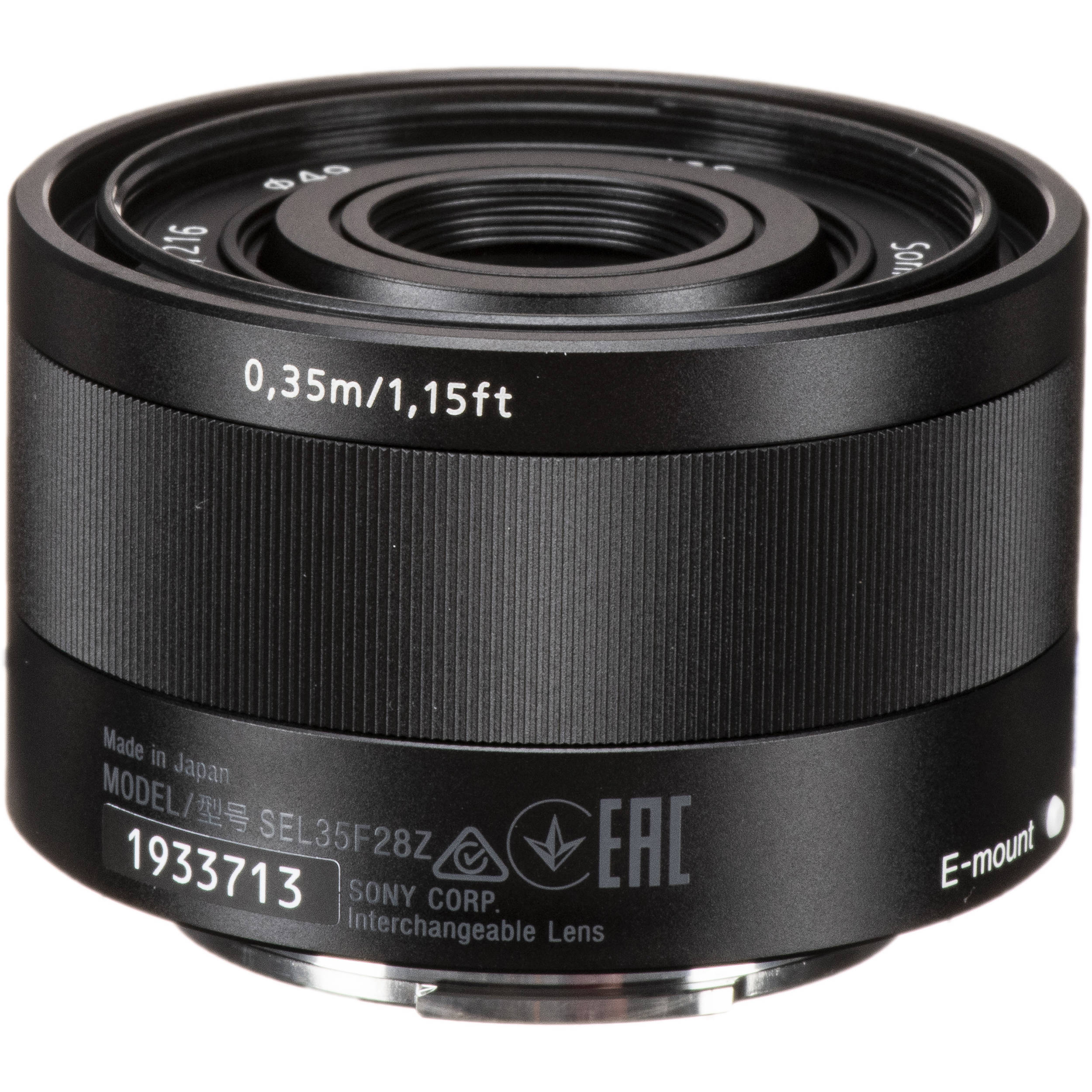 Sony Sonnar T* FE 35mm f/2.8 ZA Lens SEL35F28Z GREENTOE