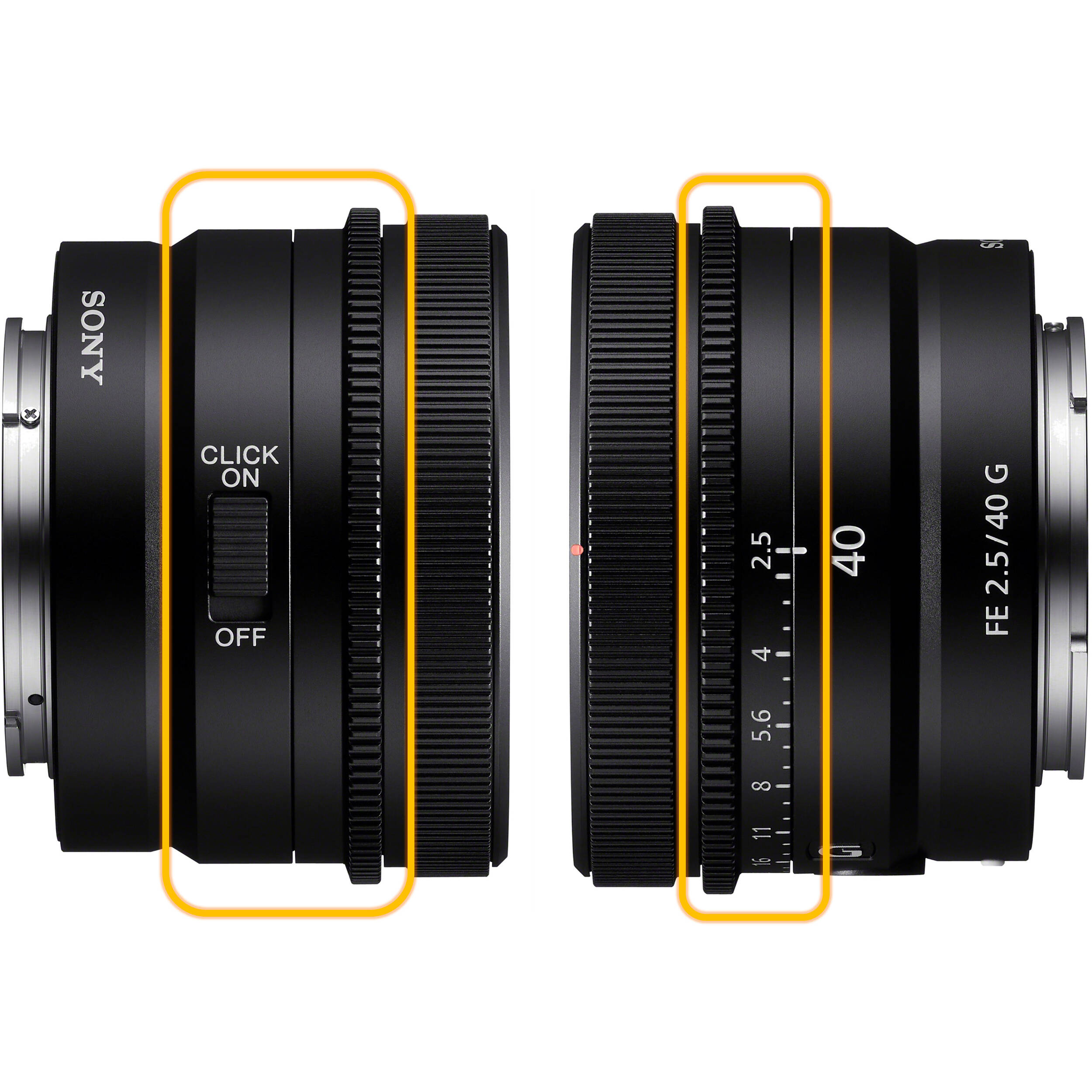 Sony FE 40mm f/2.5 G Lens SEL40F25G Greentoe