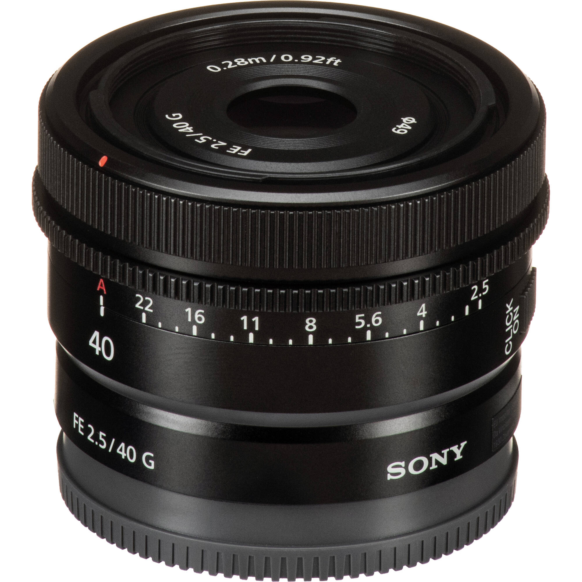 Sony FE 40mm f/2.5 G Lens SEL40F25G Greentoe