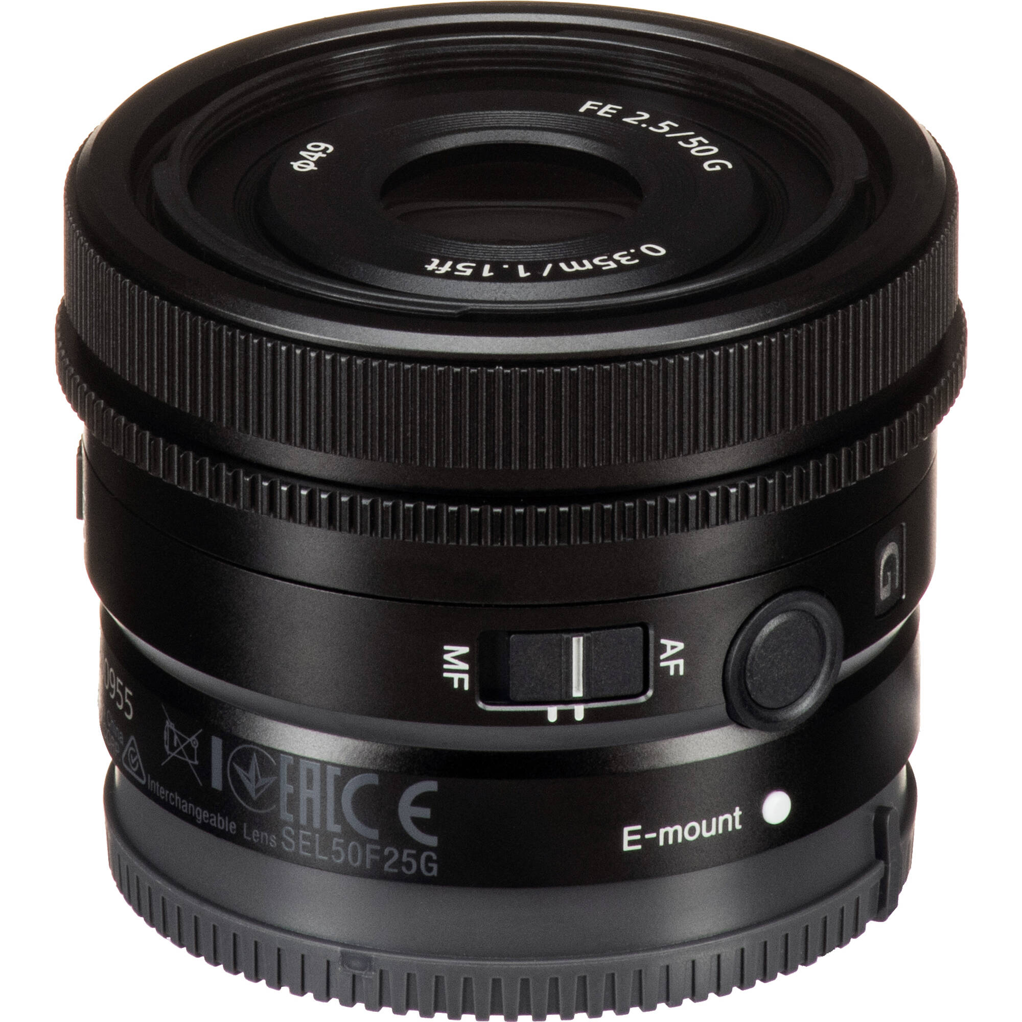 Sony FE 50mm f/2.5 G Lens SEL50F25G Greentoe